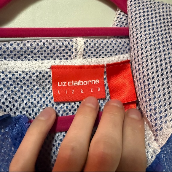 Vintage modern blue mesh hoodie - Picture 5 of 5